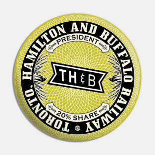 Toronto, Hamilton and Buffalo Railway (18XX Style) Pin