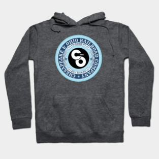 Chesapeake and Ohio Railroad - C&O (18XX Style) Hoodie
