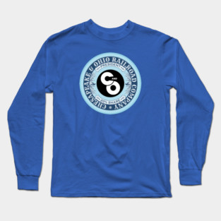 Chesapeake and Ohio Railroad - C&O (18XX Style) Long Sleeve T-Shirt