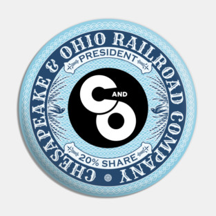 Chesapeake and Ohio Railroad - C&O (18XX Style) Pin