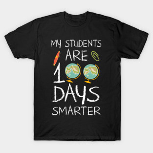100 Days Of School Teacher's T-shirt T-Shirt