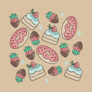 Kawaii Sweet Treats 3 T-Shirt