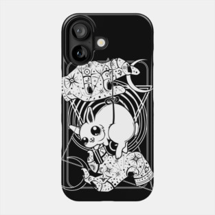The Amazing Levitating Bunny Phone Case