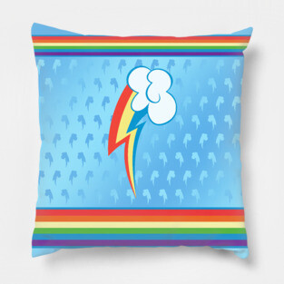 My little Pony - Rainbow Dash Cutie Mark V5 Pillow