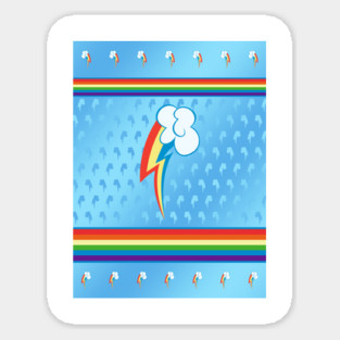 My little Pony - Rainbow Dash Cutie Mark V5 Sticker