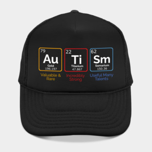 Autism Awareness Chemical Element Hat