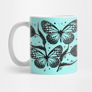 Vintage Inspired Linocut 5 Mug