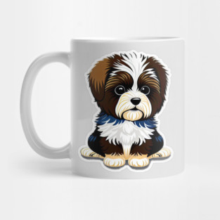 Cute Cartoon Havanese Puppy Dog Mug