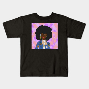 Black girl magic (black afro) Kids T-Shirt