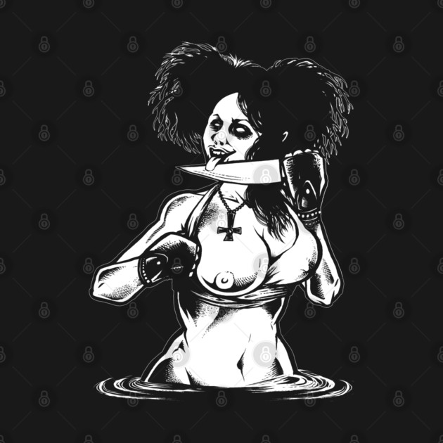 Knife Babe by wildsidecomix