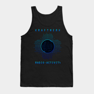 Graphic machine Kraftwerk blue Tank Top