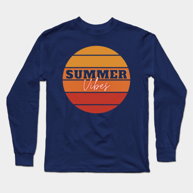 Summer Vibes Long Sleeve T-Shirt by C.Code