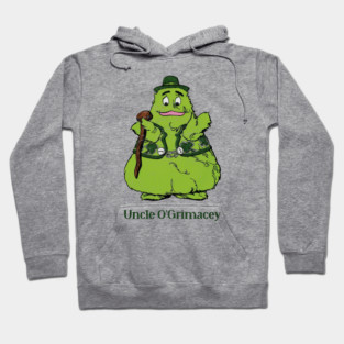 Uncle O'Grimacey Irish McDonaldland Grimace (Distressed) Hoodie
