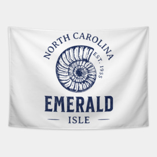 Emerald Isle, NC Summertime Vacationing Seashell Tapestry