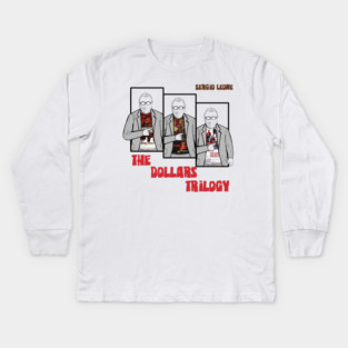 Sergio Leone's Dollars Trilogy Kids Long Sleeve T-Shirt