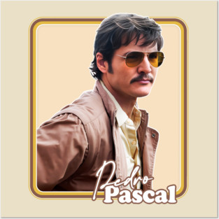 Pedro Pascal ---- Retro Fan Artwork Posters and Art