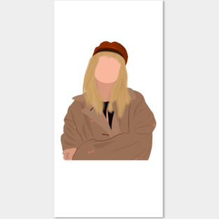 taylor with her red hat beret Posters and Art