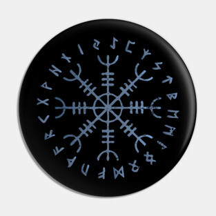Aegishjalmur The Helm of Awe or Helm of Terror Pin