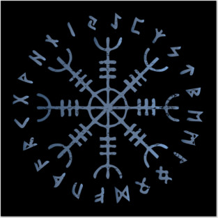 Aegishjalmur The Helm of Awe or Helm of Terror Posters and Art