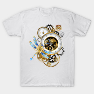 Steampunk Dials with Dragonfly T-Shirt