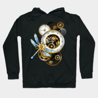 Steampunk Dials with Dragonfly Hoodie