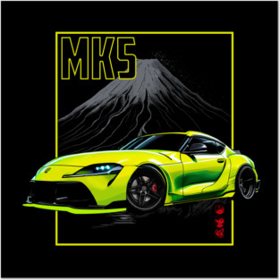Fluorescent Yellow MK5 Posters and Art