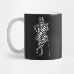 Food Schedule - Word Art Mug
