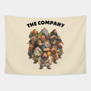 The Company - Minimalist - White - Fantasy Tapestry