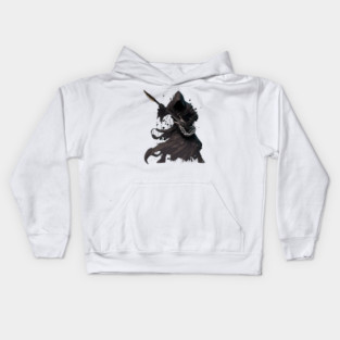Metal Wraith II - A wraith playing guitar - Fantasy Kids Hoodie