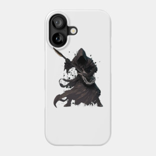 Metal Wraith II - A wraith playing guitar - Fantasy Phone Case