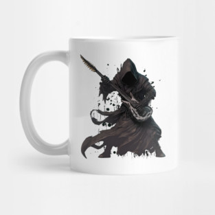 Metal Wraith II - A wraith playing guitar - Fantasy Mug