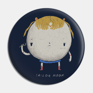 the moon sailor Pin