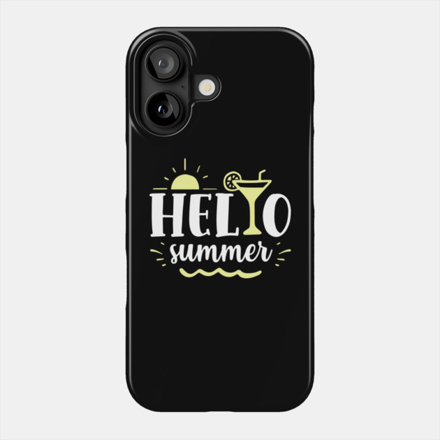 Hello Summer Phone Case by The WYLD Tribe
