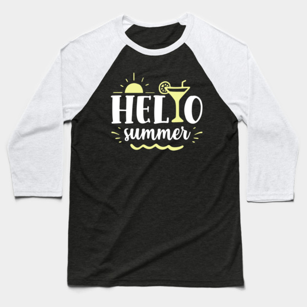 Hello Summer Baseball T-Shirt by The WYLD Tribe