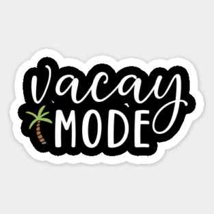 Summer Vacay Mode Sticker
