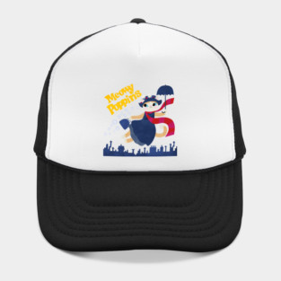Meowy Poppins white Hat