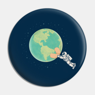 Heal the Earth Pin