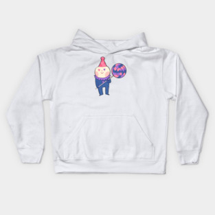 Bisexual pride clown Kids Hoodie