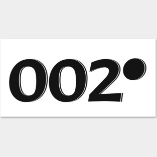 '002 Zero Zero Two' Funny Pickleball Gift Posters and Art