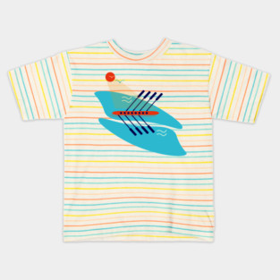 Rowing Boat Crew Racing Regatta Kids T-Shirt