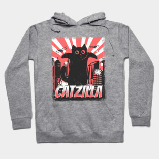 Catzilla Kaiju Cat Hoodie