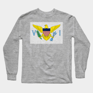 Flag of the US Virgin Islands Long Sleeve T-Shirt
