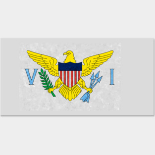 Flag of the US Virgin Islands Posters and Art