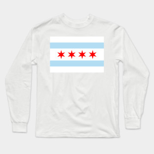 Flag of Chicago Long Sleeve T-Shirt