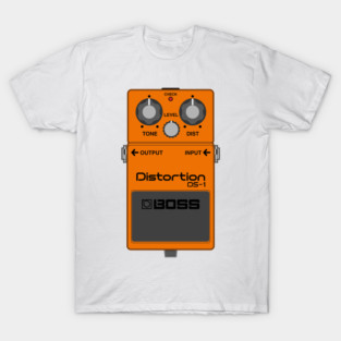 Boss DS-1 Distortion Guitar Effect Pedal T-Shirt