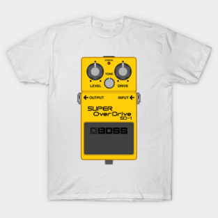 Boss SD-1 SUPER OverDrive Guitar Effect Pedal T-Shirt
