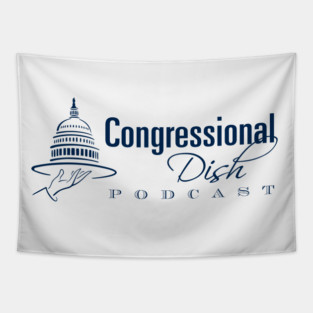 CD Podcast Logo: Blue Front Tapestry