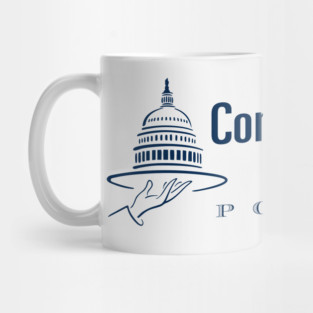 CD Podcast Logo: Blue Front Mug