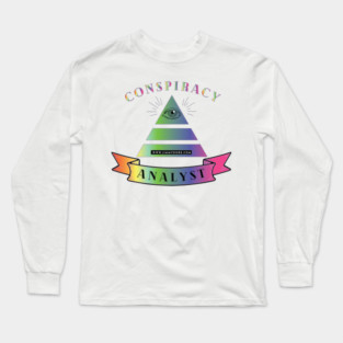 Conspiracy Analyst Long Sleeve T-Shirt
