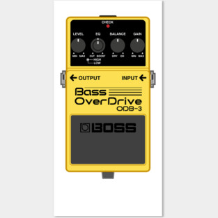 Boss ODB-3 Bass OverDrive Guitar Effect Pedal Posters and Art